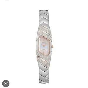 Seiko Women\'s Tressia Diamond Two Tone Stainless Steel Solar Watch - SUP332 Seiko Women main image 2